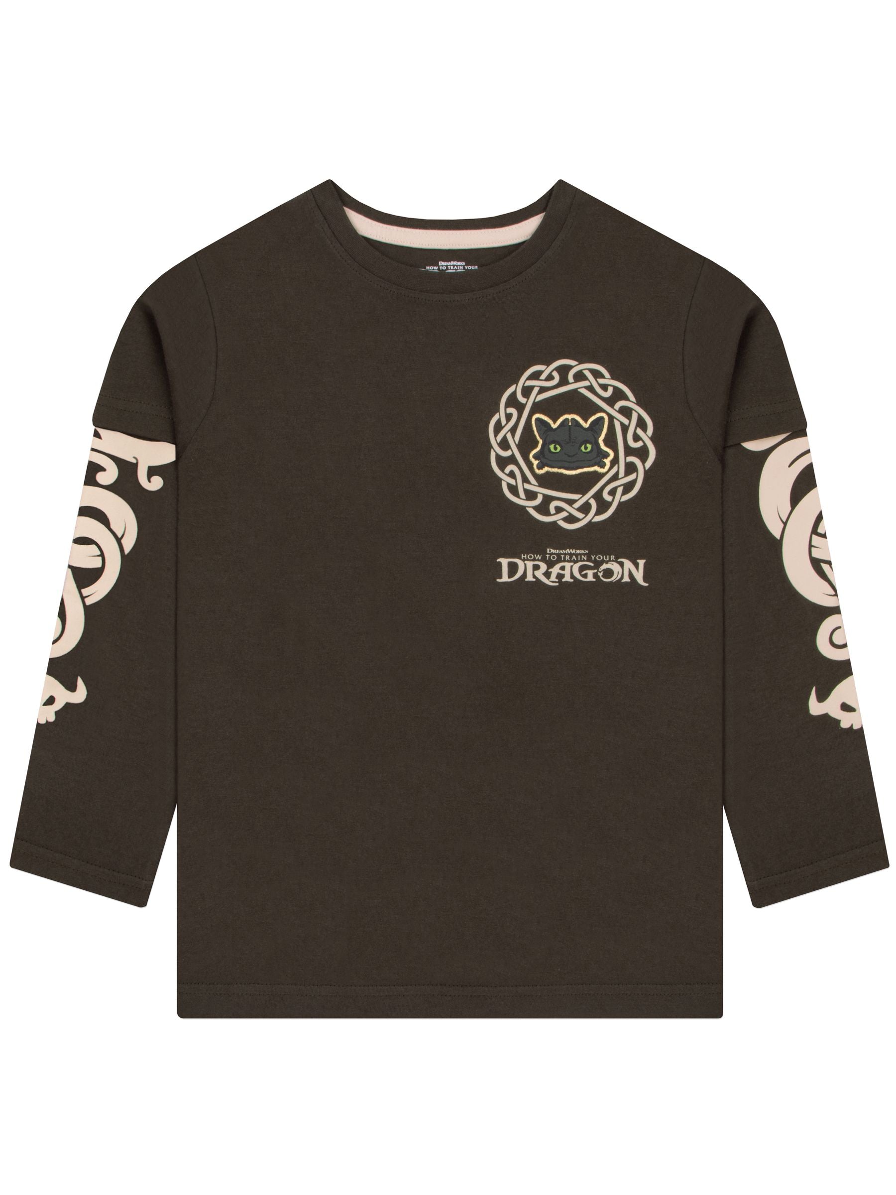 Character Brown How To Train Yor Dragon Long Sleeve T-Shirt image 1