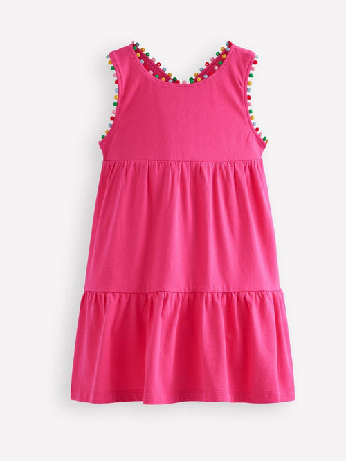 Boden Pink Jersey Cross-Back Dress image 1