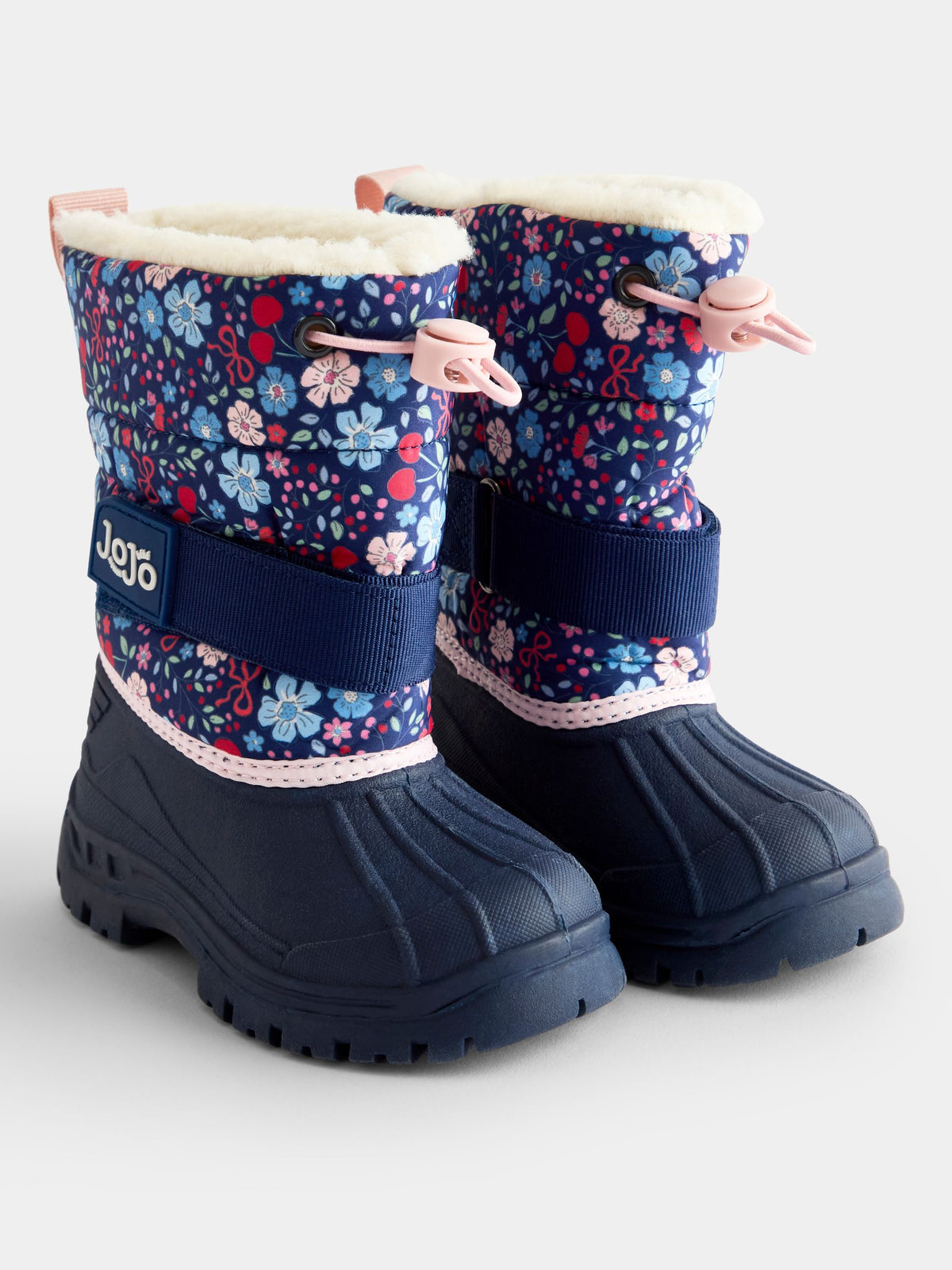Dsiney Kidz - JoJo Maman Bébé Blue Floral Alpine Snow Boots image 1