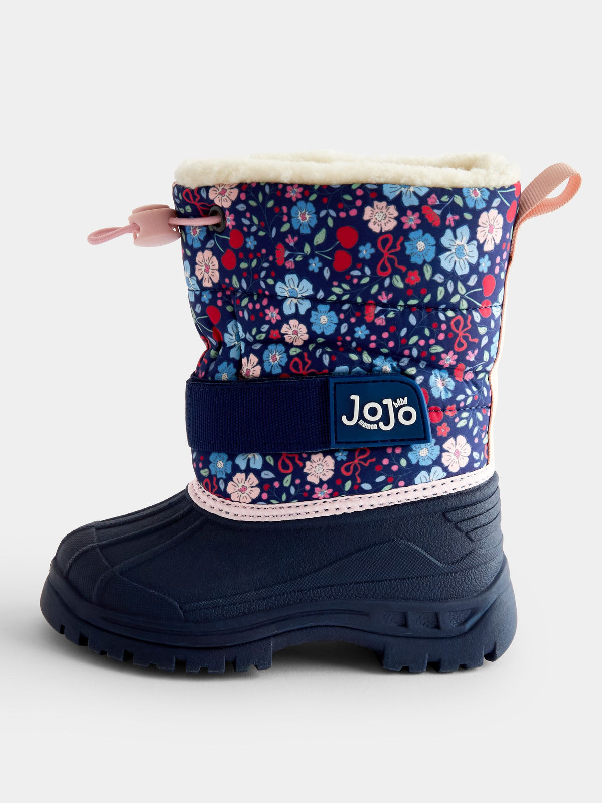 Dsiney Kidz - JoJo Maman Bébé Blue Floral Alpine Snow Boots image 3