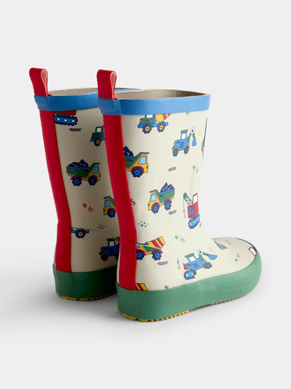 JoJo Maman Bébé Stone Construction Cosy Lined Wellies - image 2