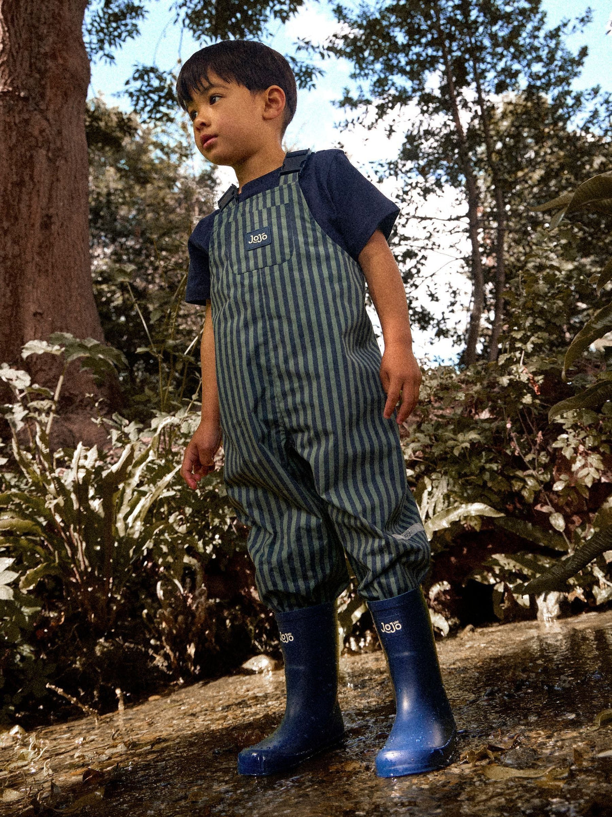 Dsiney Kidz - JoJo Maman Bébé Navy Blue Plain Wellies image 1