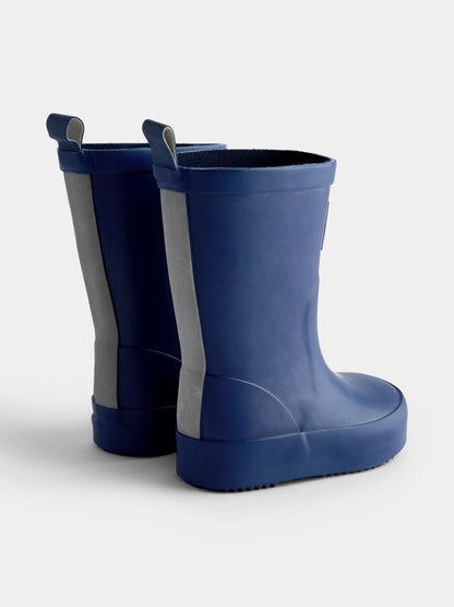 Dsiney Kidz - JoJo Maman Bébé Navy Blue Plain Wellies image 3
