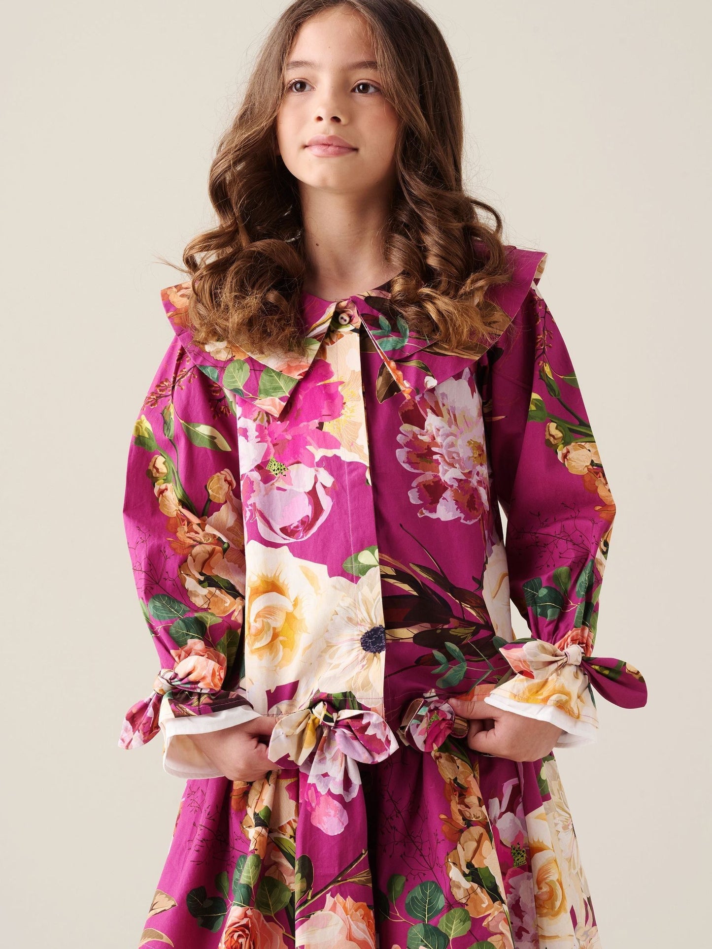 Dsiney Kidz - Angel & Rocket Pink Darcey Bow Print Top image 2