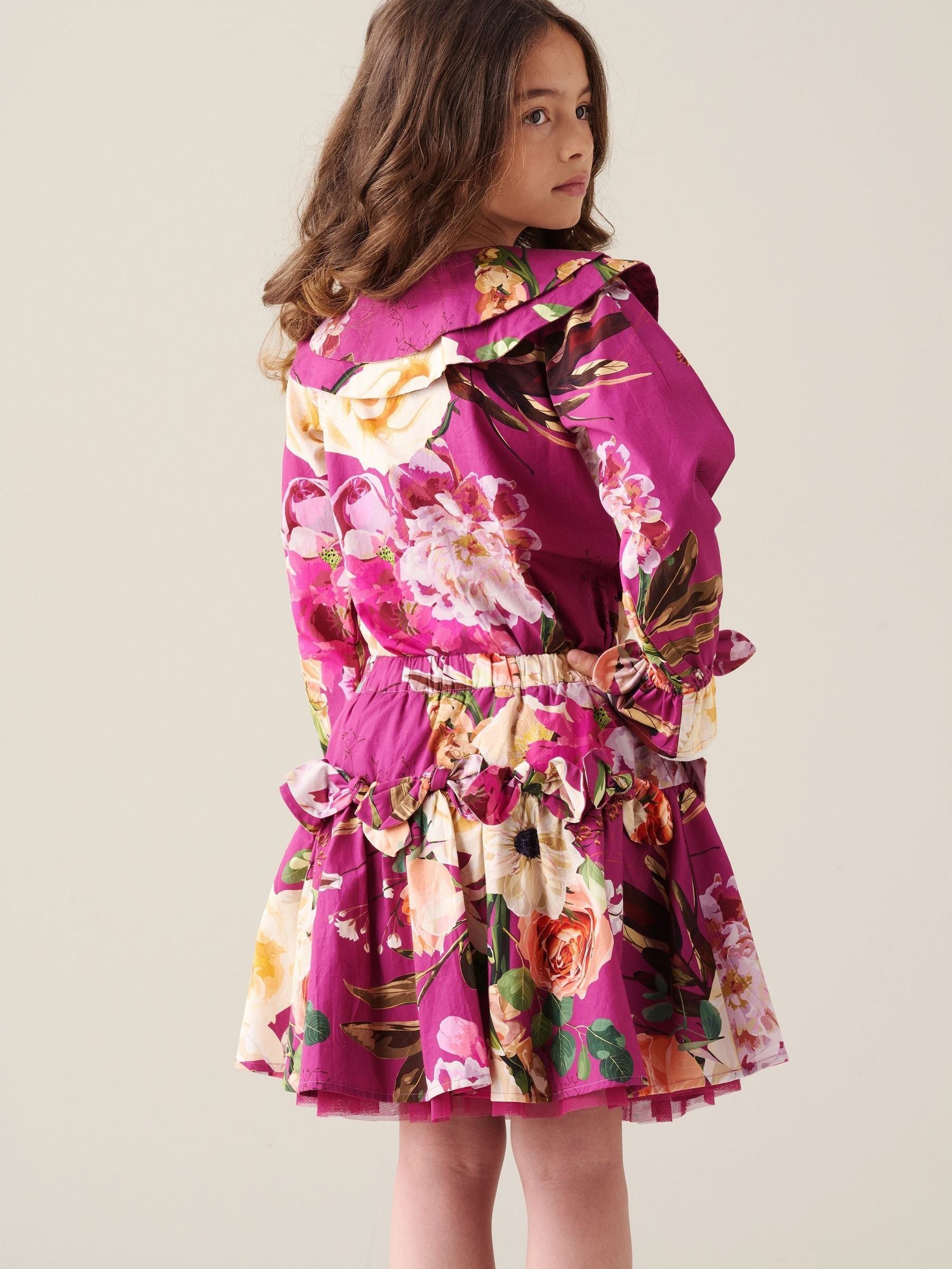 Dsiney Kidz - Angel & Rocket Pink Darcey Bow Print Top image 3