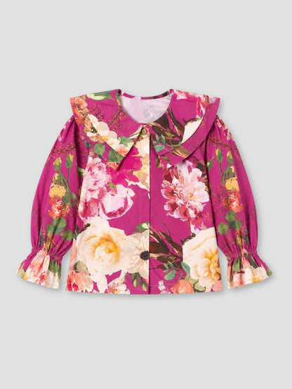 Dsiney Kidz - Angel & Rocket Pink Darcey Bow Print Top image 5