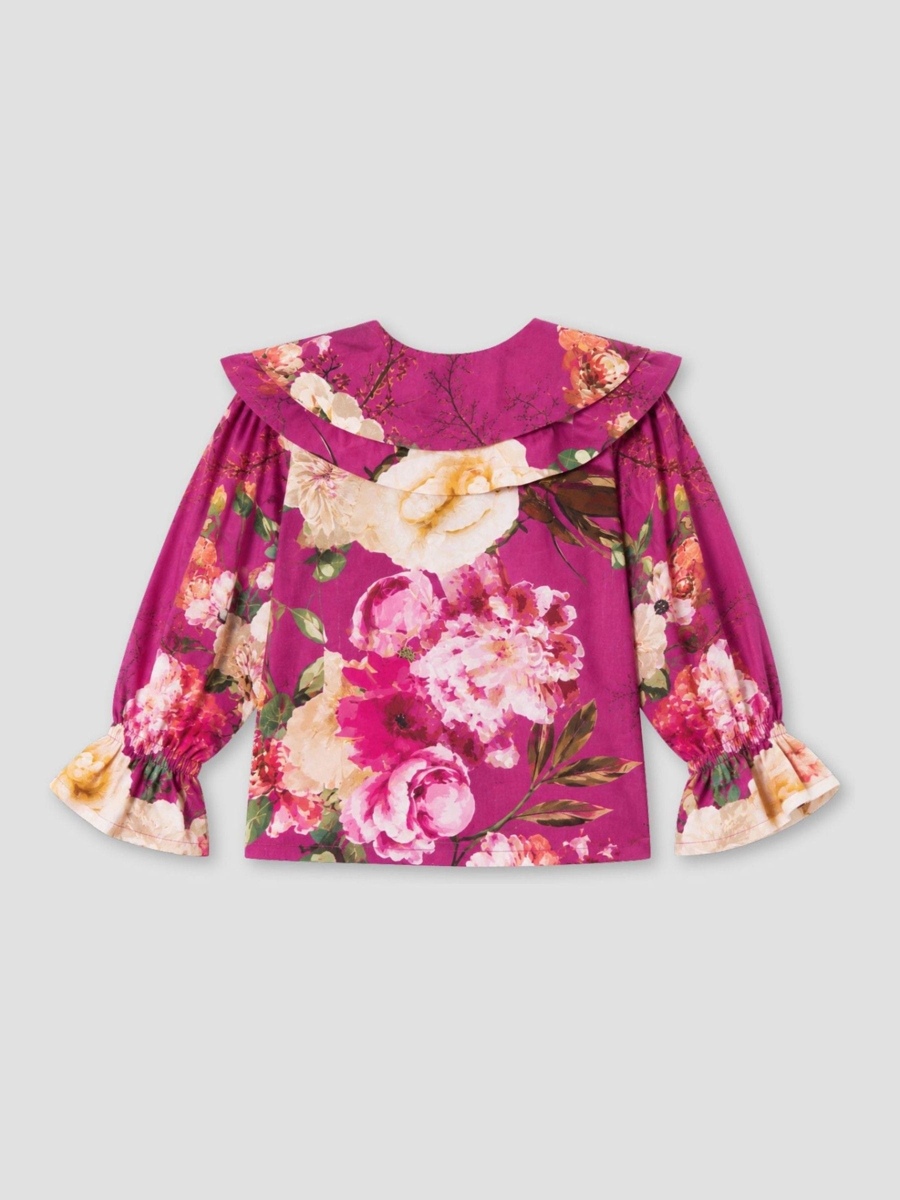 Dsiney Kidz - Angel & Rocket Pink Darcey Bow Print Top image 6