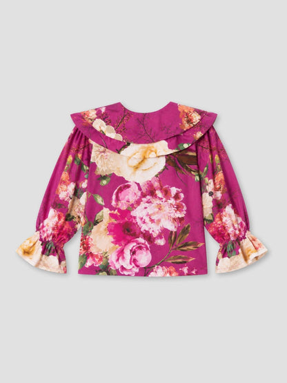 Dsiney Kidz - Angel & Rocket Pink Darcey Bow Print Top image 6