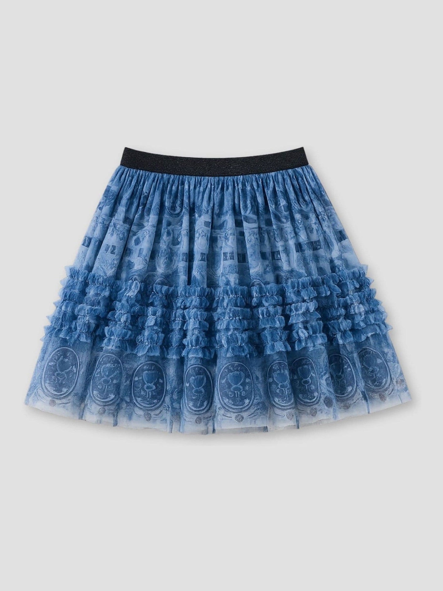 Dsiney Kidz - Angel & Rocket Blue Isabelle Mesh Print Skirt image 3