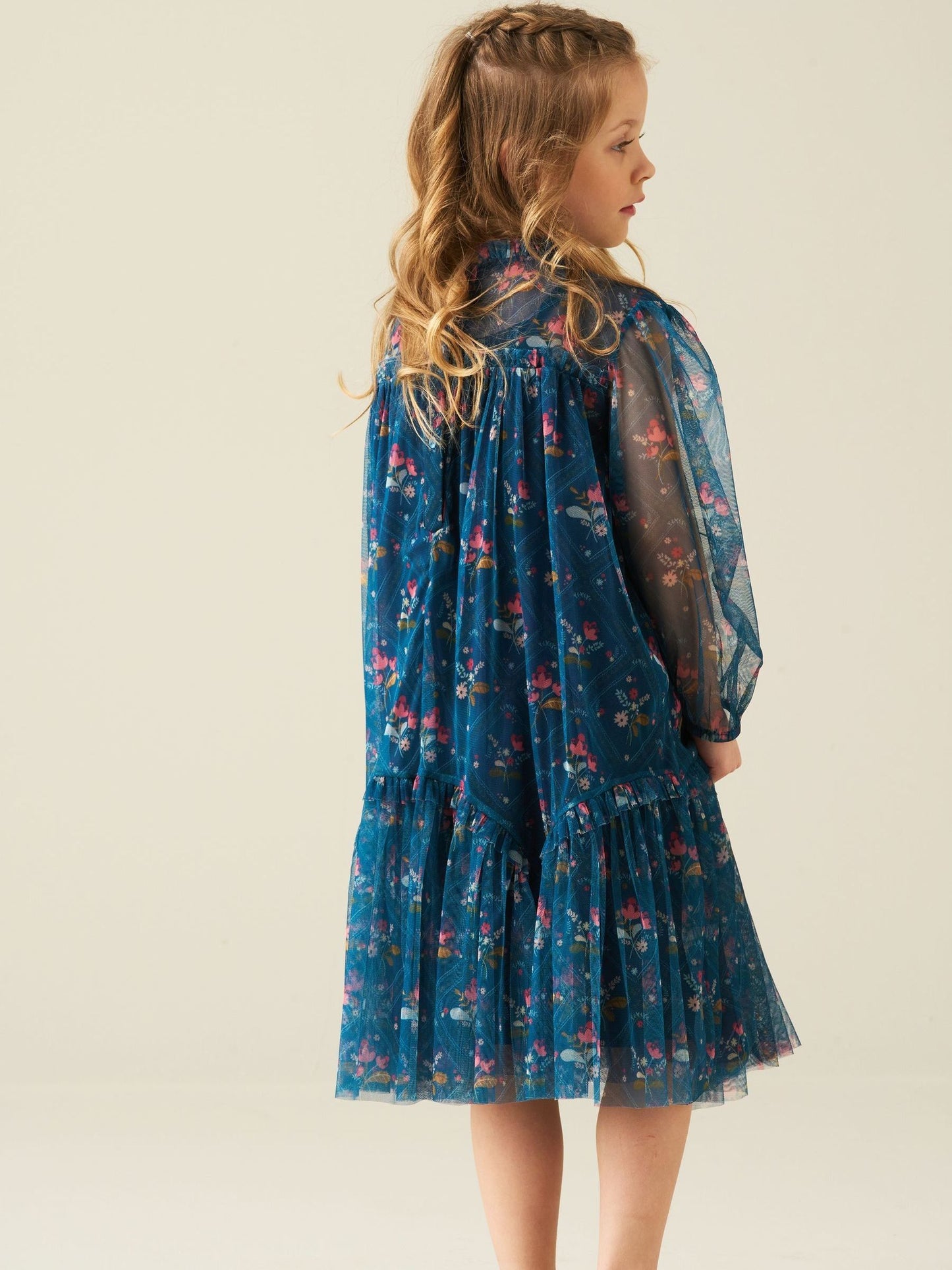 Dsiney Kidz - Angel & Rocket Blue Isadora Mesh Dress image 2