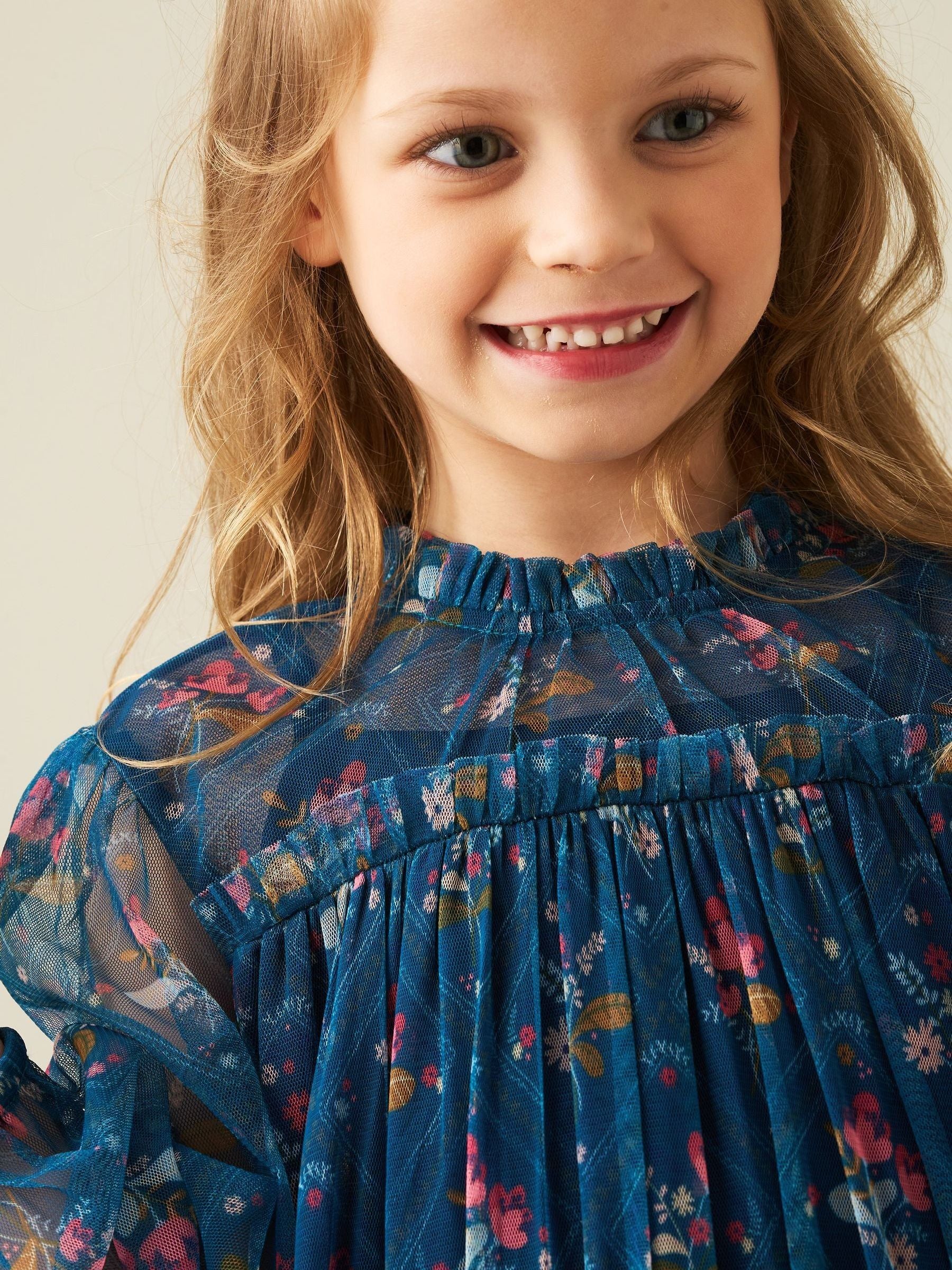 Dsiney Kidz - Angel & Rocket Blue Isadora Mesh Dress image 4