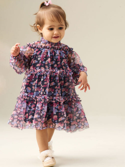 Dsiney Kidz - Angel & Rocket Blue Cara Tiered Mesh Dress image 1