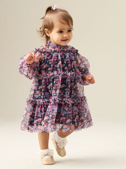 Dsiney Kidz - Angel & Rocket Blue Cara Tiered Mesh Dress image 2
