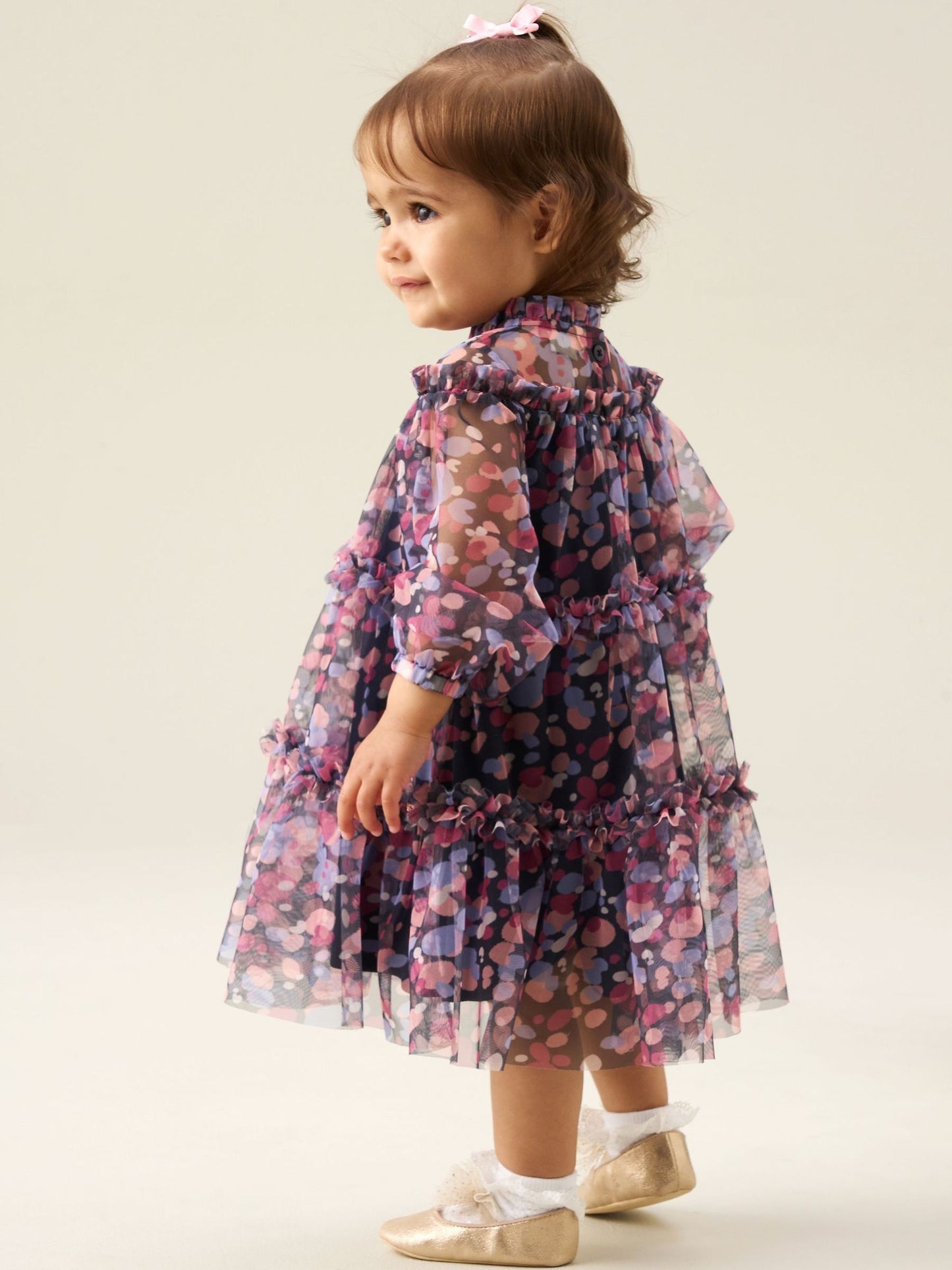 Dsiney Kidz - Angel & Rocket Blue Cara Tiered Mesh Dress image 3