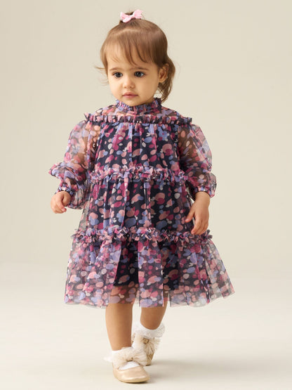 Dsiney Kidz - Angel & Rocket Blue Cara Tiered Mesh Dress image 4