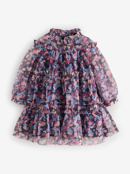 Dsiney Kidz - Angel & Rocket Blue Cara Tiered Mesh Dress image 5