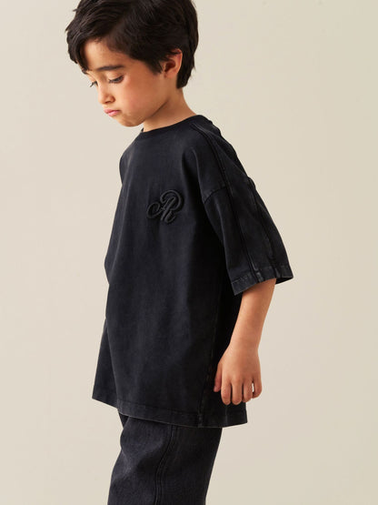 Dsiney Kidz - Angel & Rocket Grey Mylo Acid Washed T-Shirt image 4