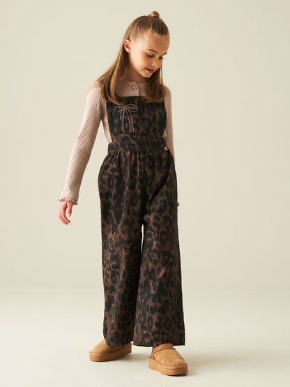 Dsiney Kidz - Angel & Rocket Brown Josie Leopard Dungarees image 7