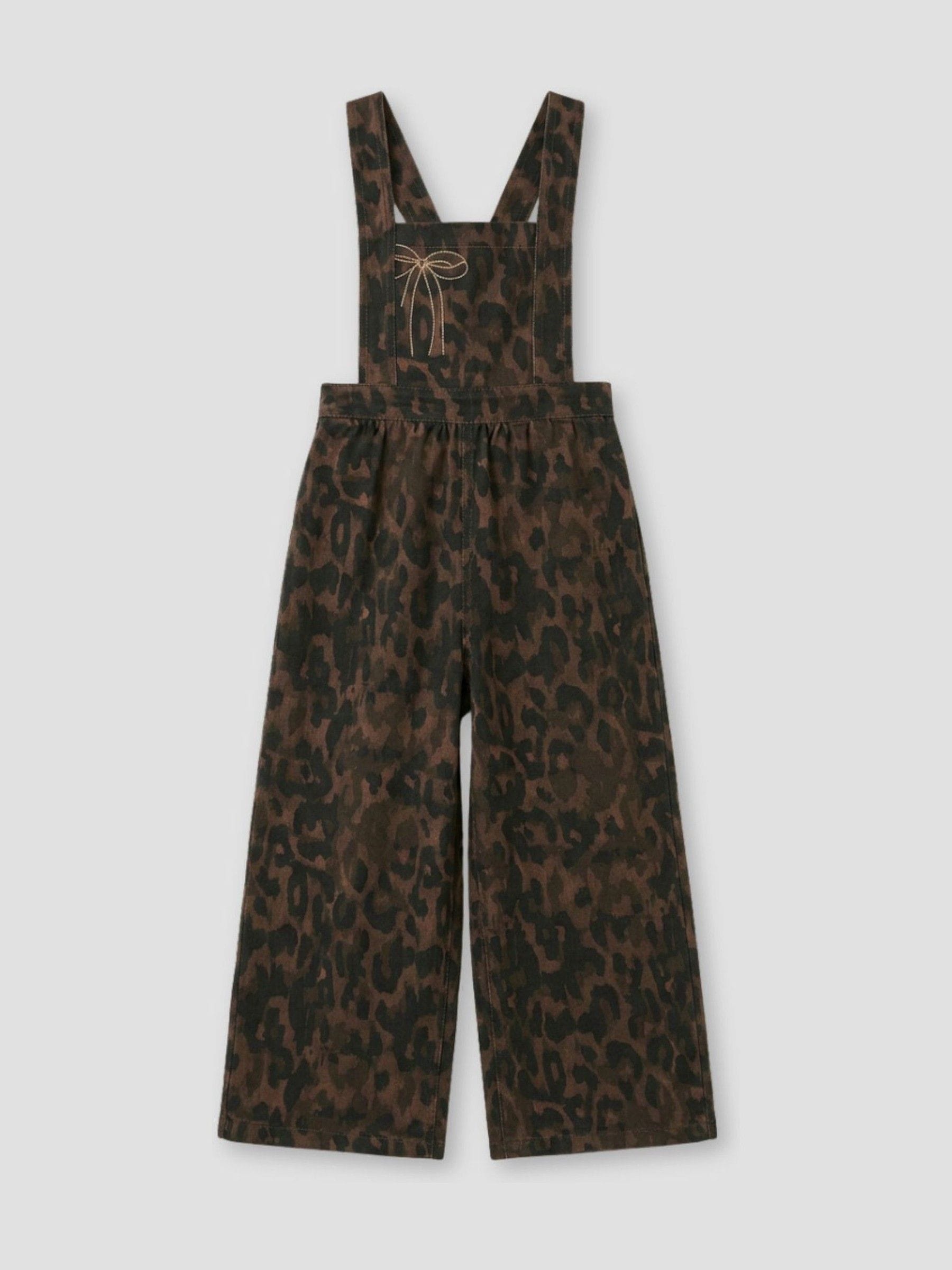 Dsiney Kidz - Angel & Rocket Brown Josie Leopard Dungarees image 8