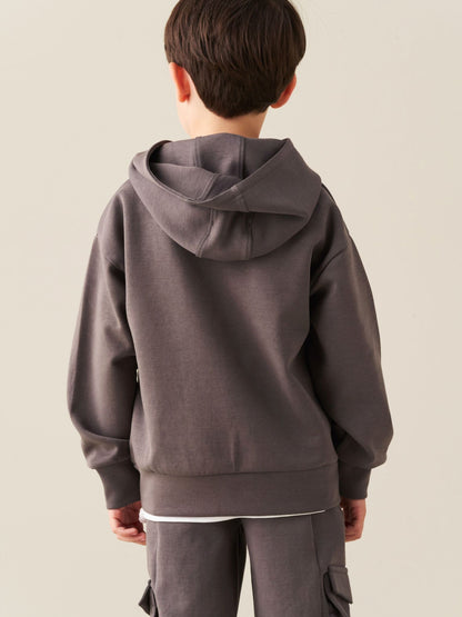 Dsiney Kidz - Angel & Rocket Grey Mason Cargo Pocket Hoodie image 3
