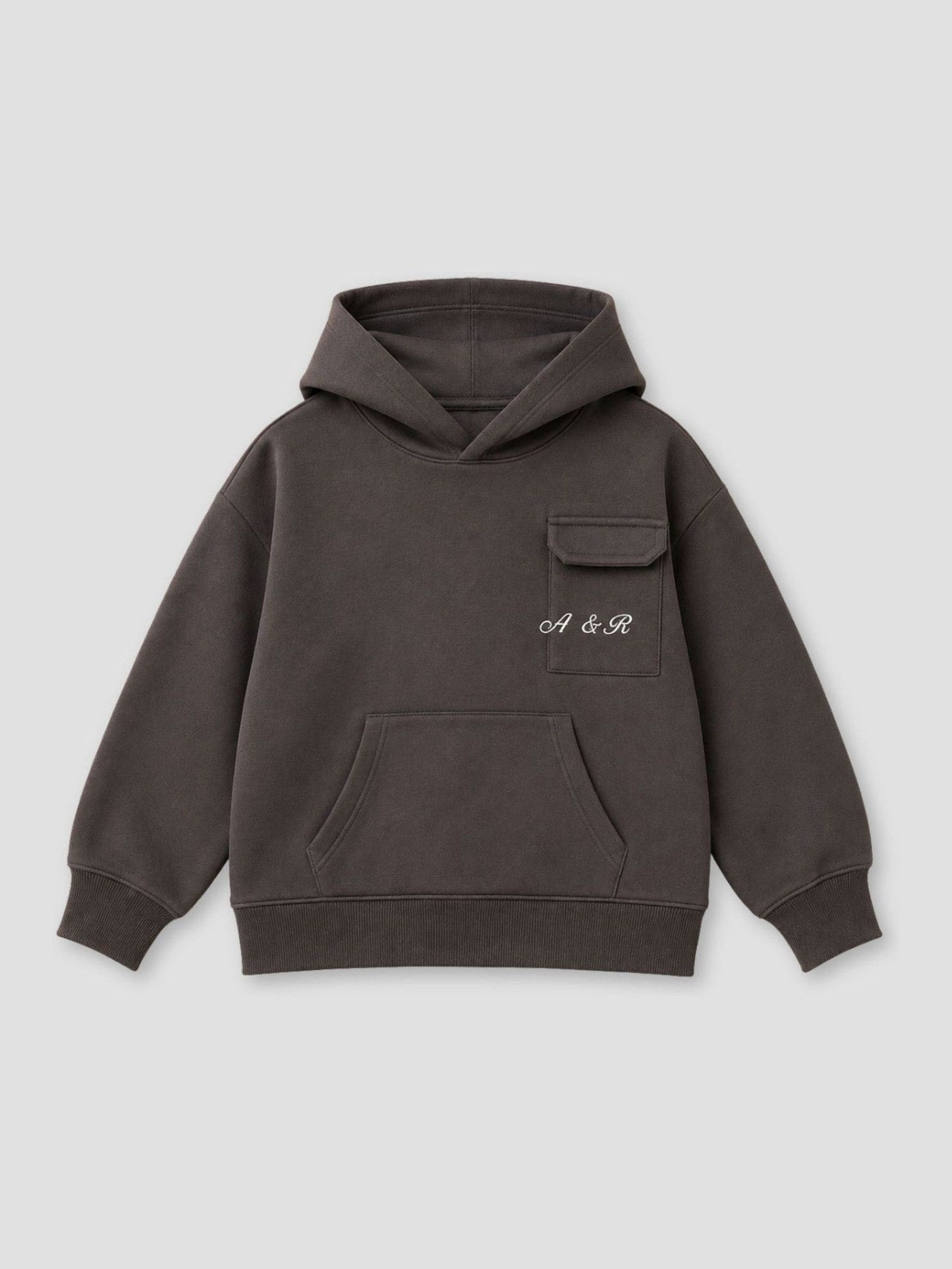 Dsiney Kidz - Angel & Rocket Grey Mason Cargo Pocket Hoodie image 5