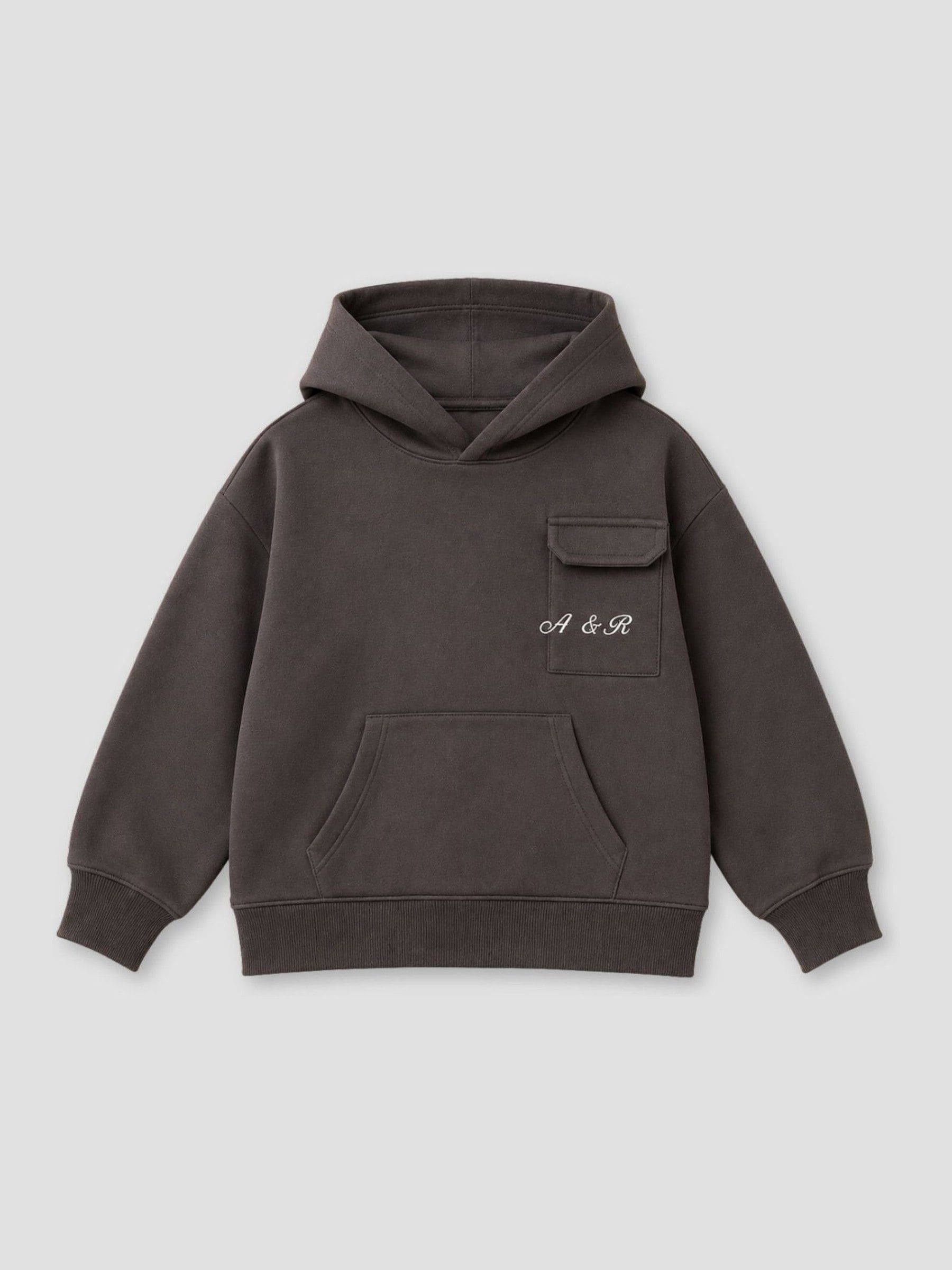 Dsiney Kidz - Angel & Rocket Grey Mason Cargo Pocket Hoodie image 5
