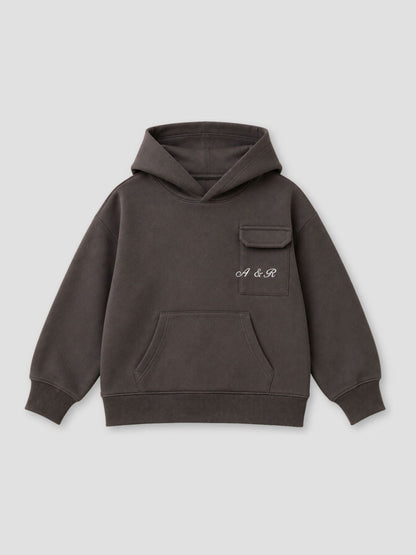 Dsiney Kidz - Angel & Rocket Grey Mason Cargo Pocket Hoodie image 5