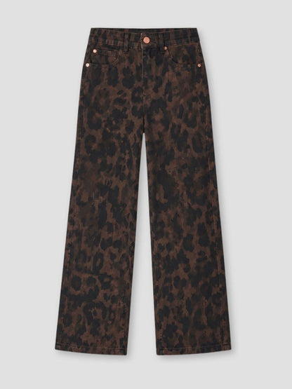 Dsiney Kidz - Angel & Rocket Brown Danni Leopard Jeans image 4