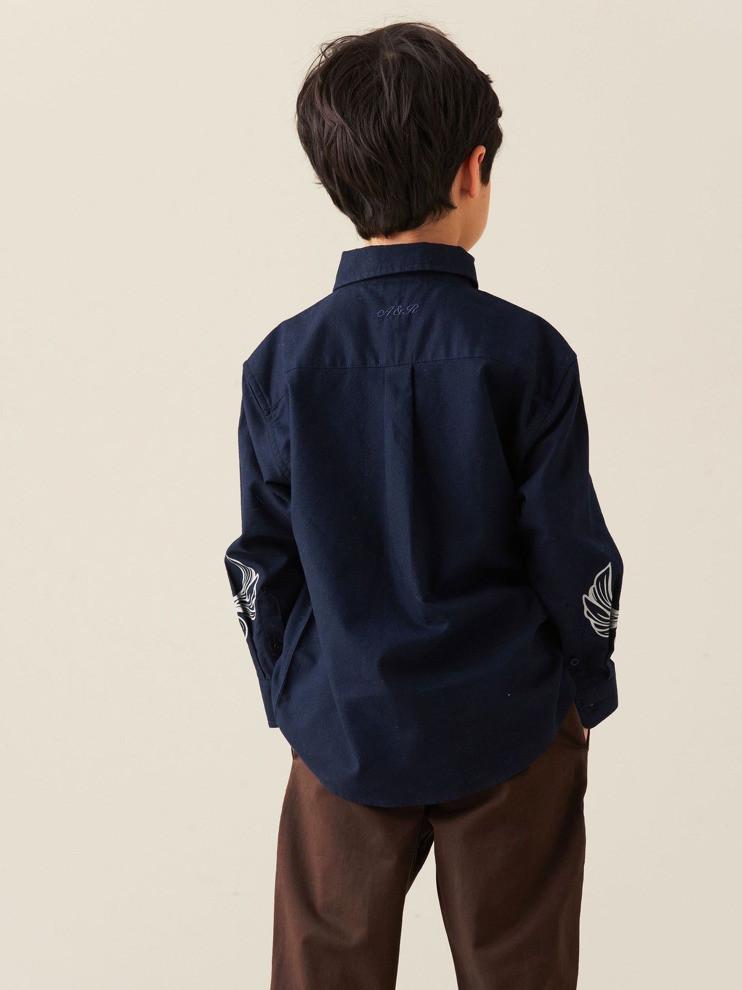 Dsiney Kidz - Angel & Rocket Blue Neo Oversized City Print Shirt image 2