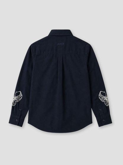 Dsiney Kidz - Angel & Rocket Blue Neo Oversized City Print Shirt image 6