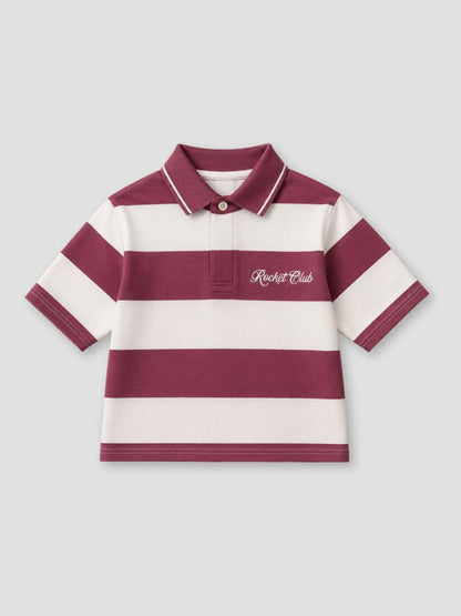 Dsiney Kidz - Angel & Rocket Red Rudy Striped Rugby Shirt image 4