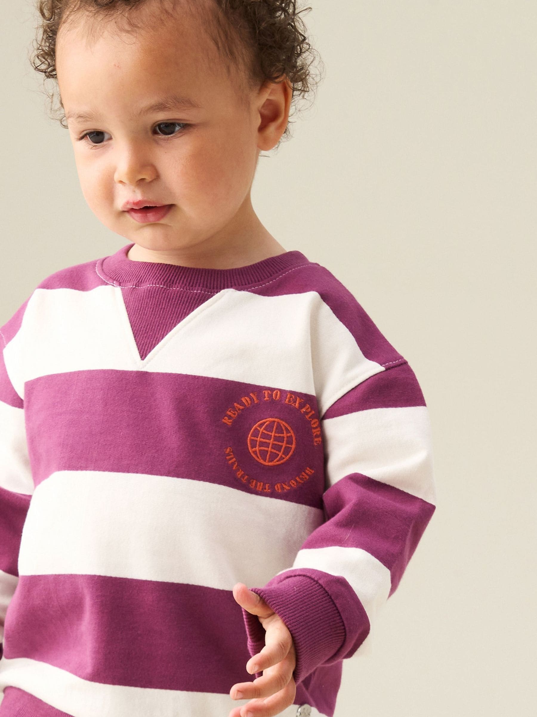 Dsiney Kidz - Angel & Rocket Red Declan Stripe Sweatshirt image 3