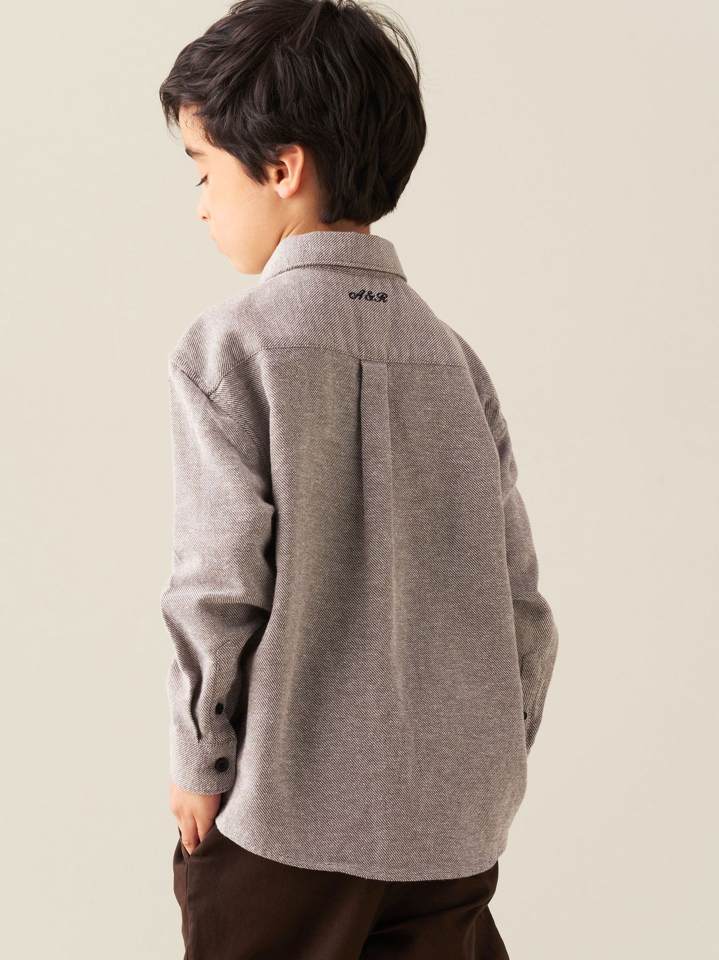 Dsiney Kidz - Angel & Rocket Grey Grayson Textured Shirt image 2