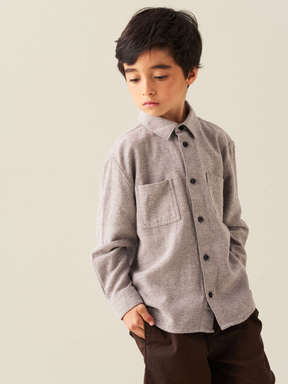 Dsiney Kidz - Angel & Rocket Grey Grayson Textured Shirt image 4