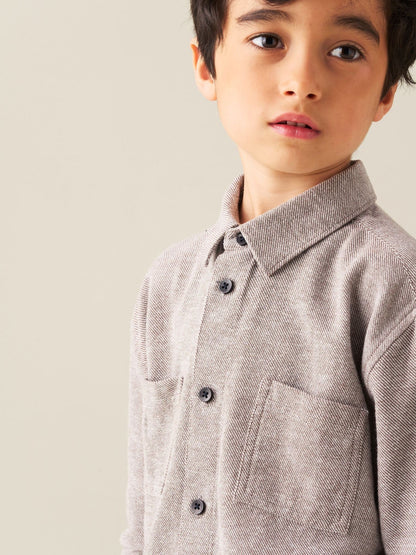 Dsiney Kidz - Angel & Rocket Grey Grayson Textured Shirt image 5