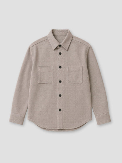 Dsiney Kidz - Angel & Rocket Grey Grayson Textured Shirt image 6