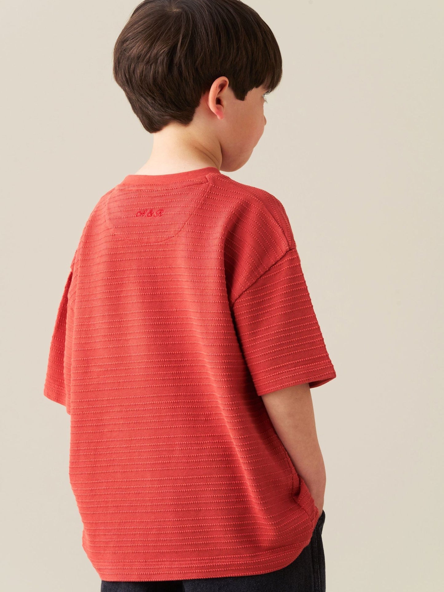 Dsiney Kidz - Angel & Rocket Orange Nico Textured T-Shirt image 2