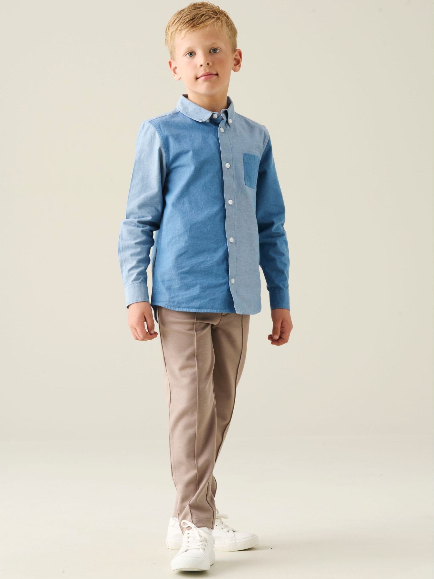 Dsiney Kidz - Angel & Rocket Blue Jude Cut & Sew Chambray Shirt image 3