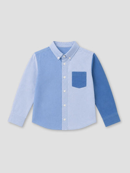 Dsiney Kidz - Angel & Rocket Blue Jude Cut & Sew Chambray Shirt image 5