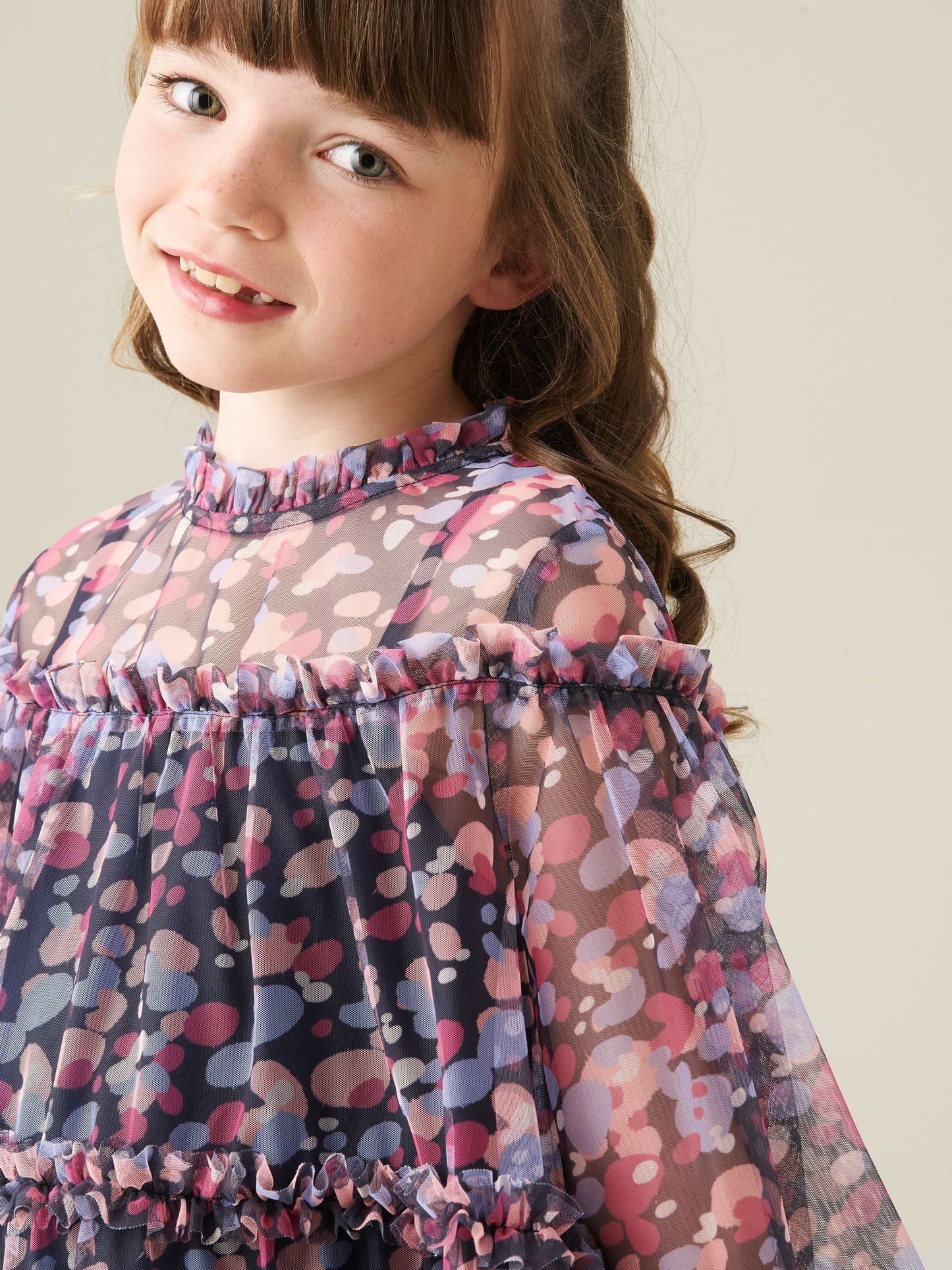 Dsiney Kidz - Angel & Rocket Blue Cara Tiered Mesh Dress image 8
