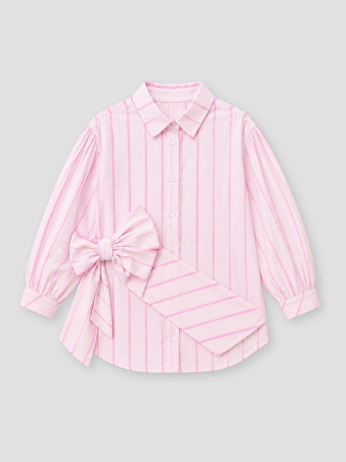 Dsiney Kidz - Angel & Rocket Pink Kelsey Stripe Shirt Mini Dress image 5