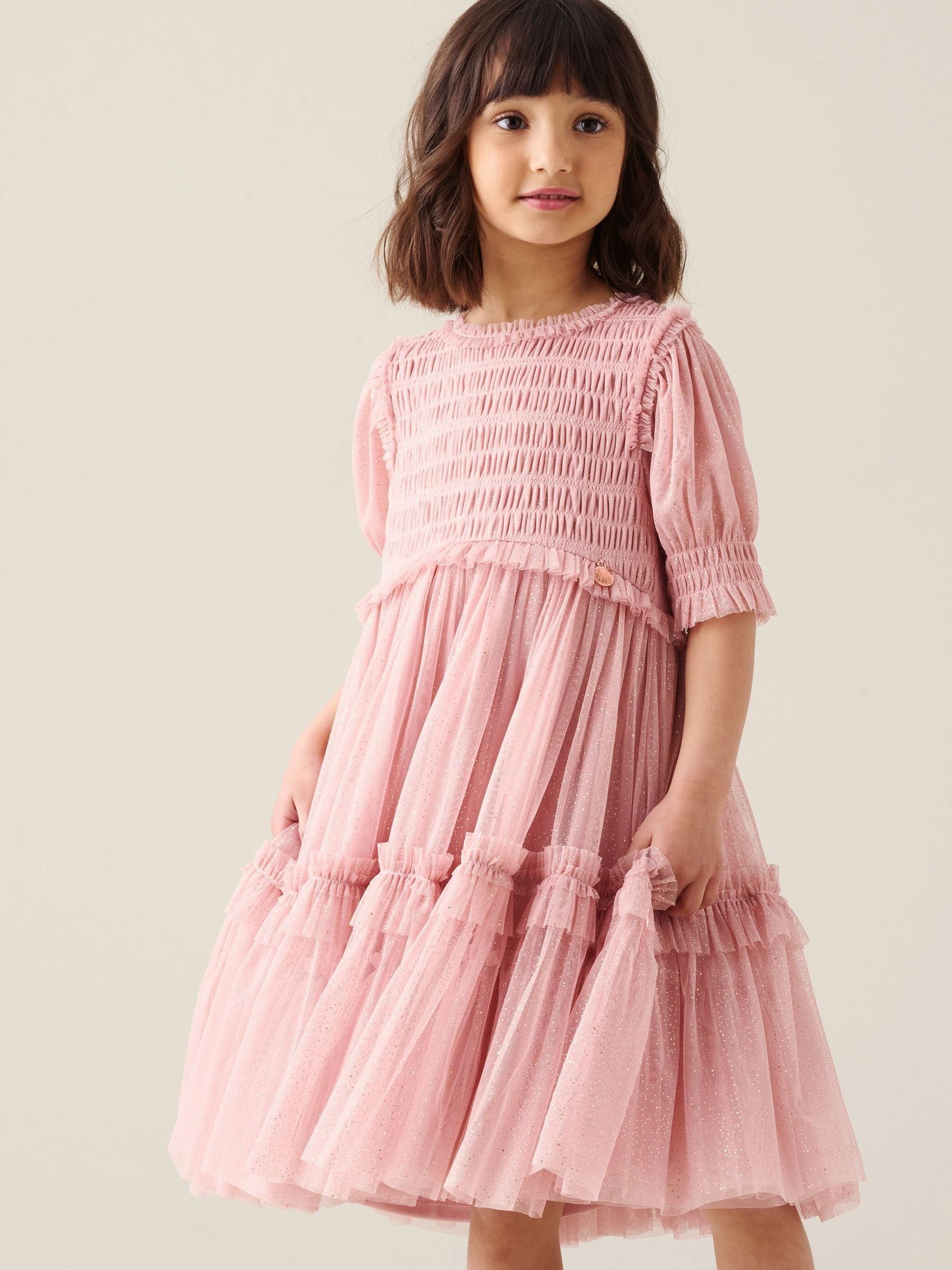 Dsiney Kidz - Angel & Rocket Pink Xeni Mesh Dress image 1