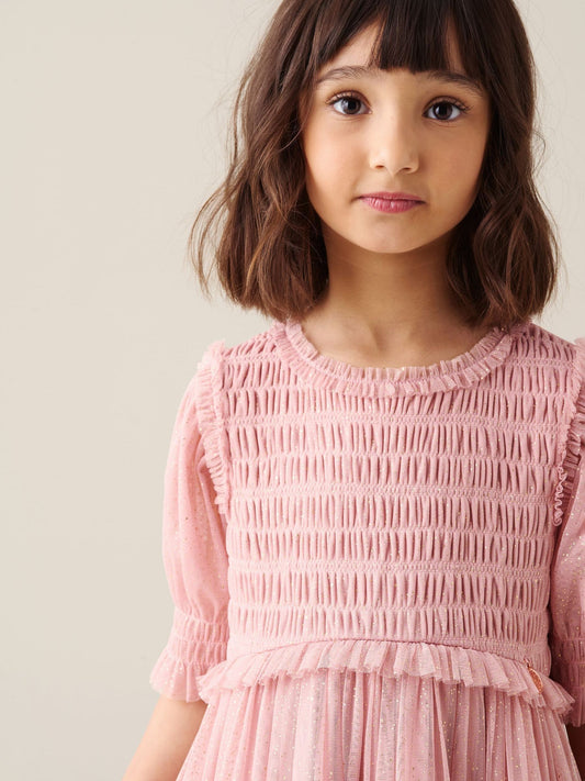 Dsiney Kidz - Angel & Rocket Pink Xeni Mesh Dress image 2