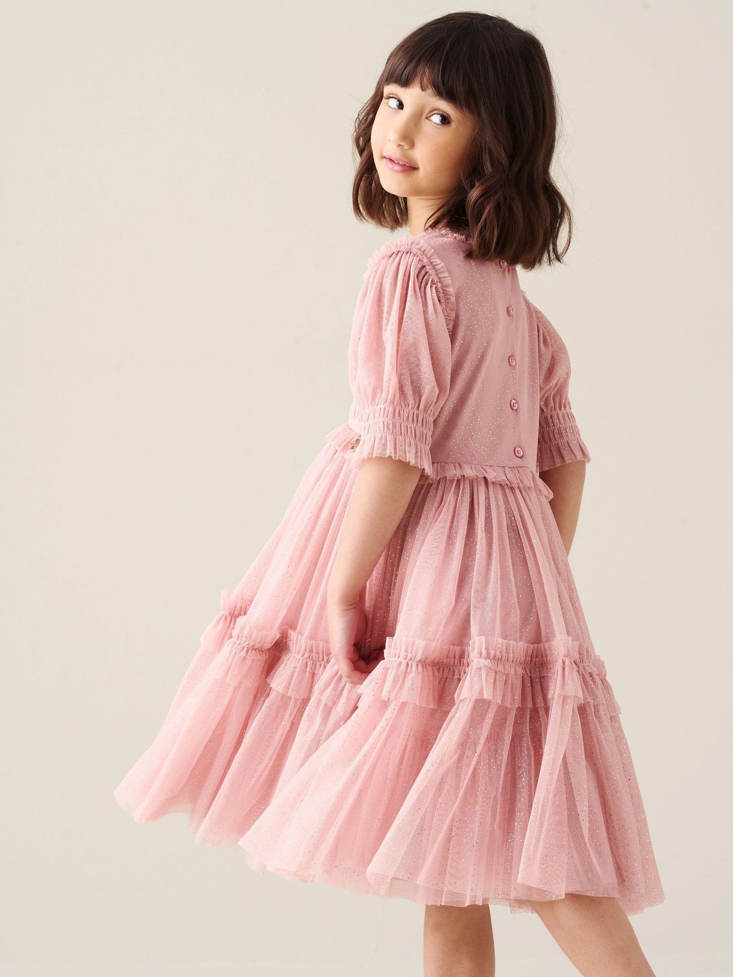 Dsiney Kidz - Angel & Rocket Pink Xeni Mesh Dress image 3