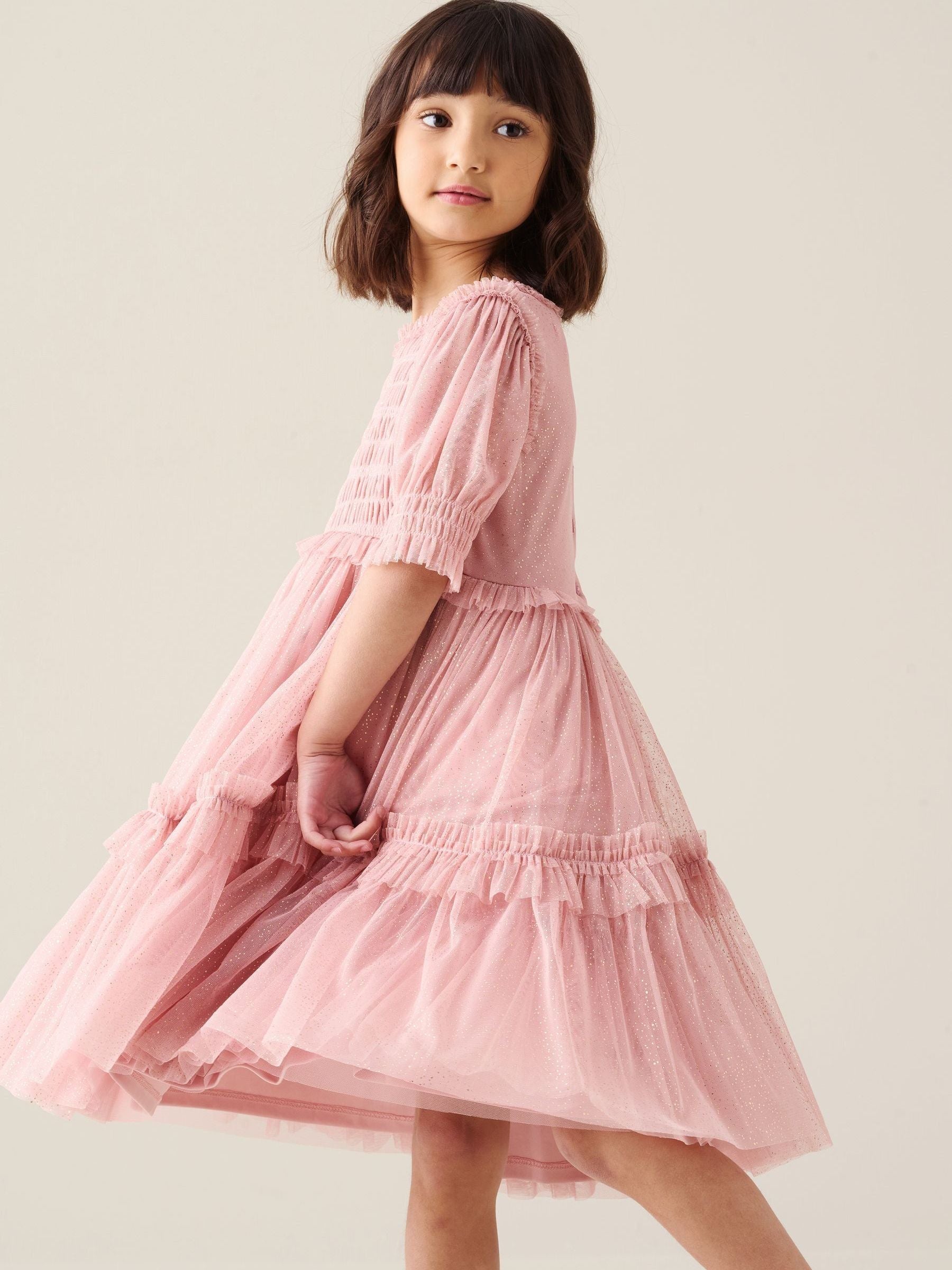 Dsiney Kidz - Angel & Rocket Pink Xeni Mesh Dress image 4