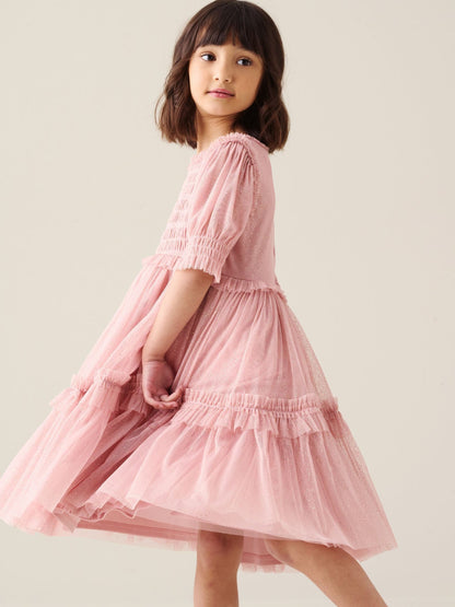 Dsiney Kidz - Angel & Rocket Pink Xeni Mesh Dress image 4