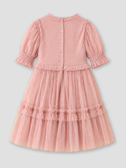 Dsiney Kidz - Angel & Rocket Pink Xeni Mesh Dress image 7