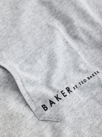 Baker by Ted Baker Black 3 Piece Gilet Grey Marl T-Shirt and Woven Cargo Trousers Set - image 20