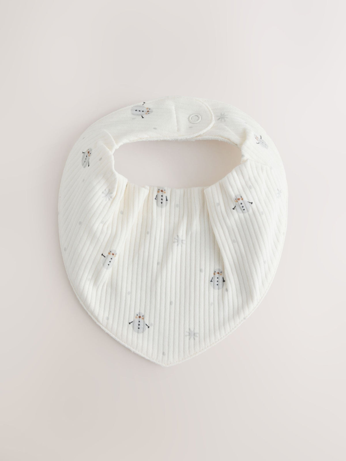 White Winter Character Dribble Bibs 3 Pack - image 2