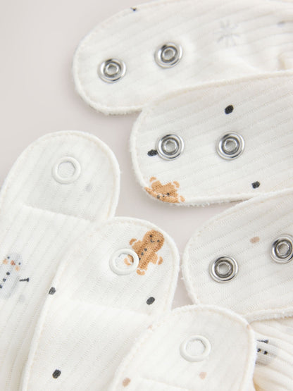White Winter Character Dribble Bibs 3 Pack - image 6